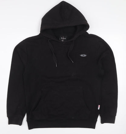 304 Men's Black Pullover Hoodie XS Graphic Logo Streetwear
