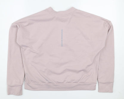 Nike Women’s Pink Dri-Fit Running Sweatshirt Size S Pullover