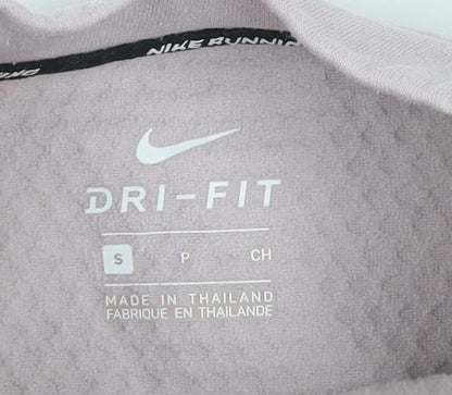 Nike Women’s Pink Dri-Fit Running Sweatshirt Size S Pullover