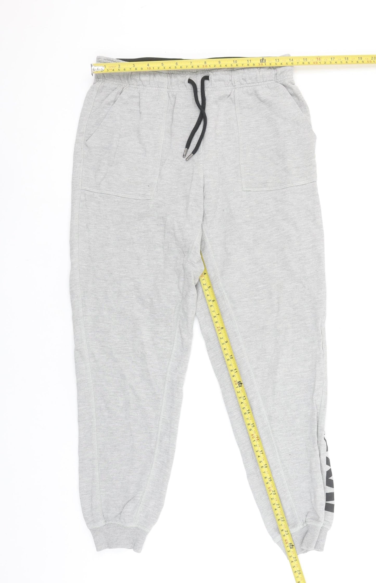 Ivy Park Women's Grey Jogger Sweatpants S Regular Fit Elastic Waist