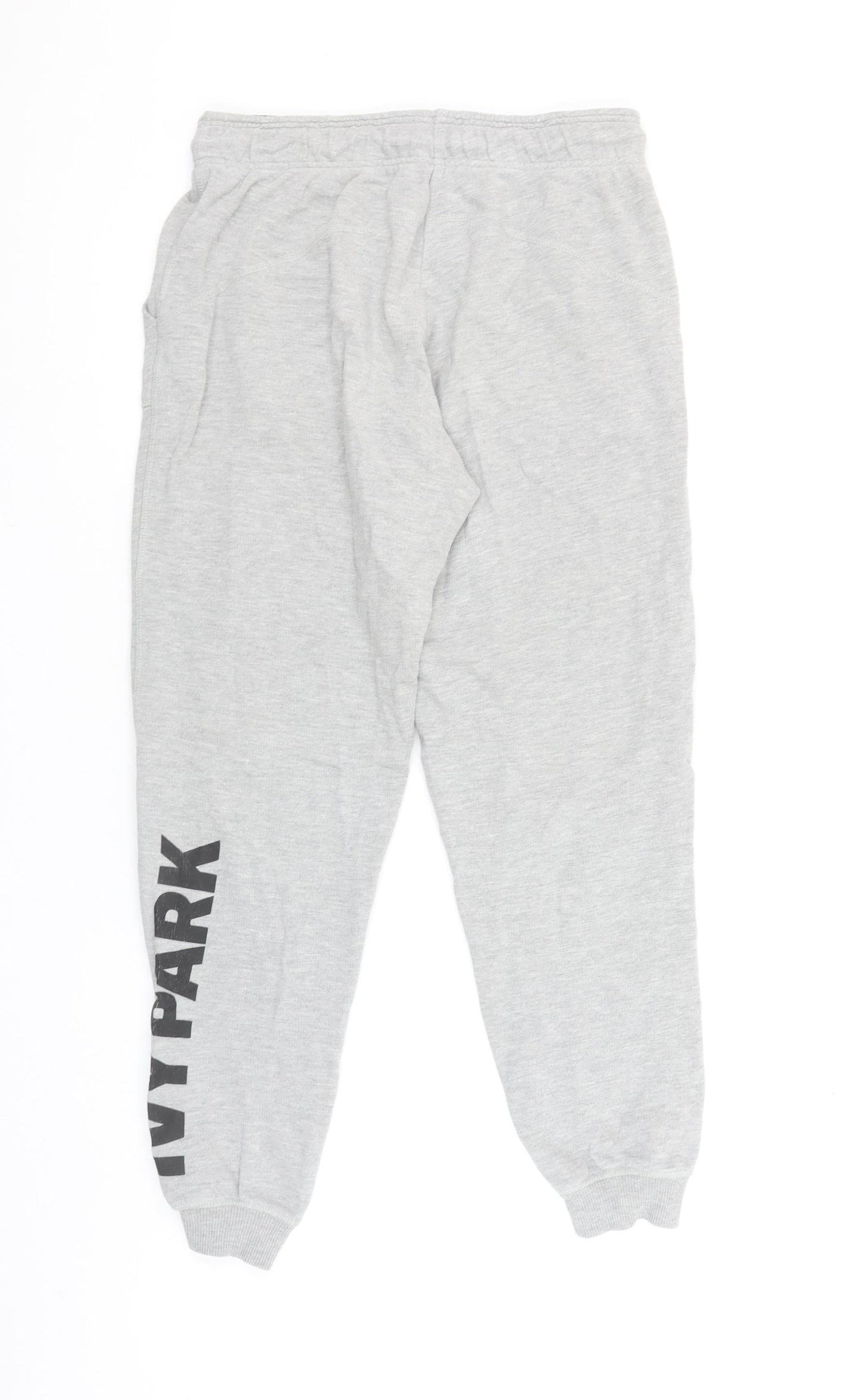 Ivy Park Women's Grey Jogger Sweatpants S Regular Fit Elastic Waist