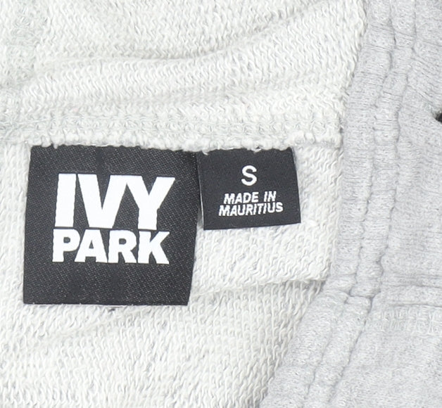 Ivy Park Women's Grey Jogger Sweatpants S Regular Fit Elastic Waist