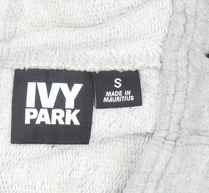 Ivy Park Women's Grey Jogger Sweatpants S Regular Fit Elastic Waist