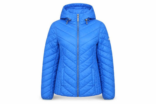 Womens UK Size S Michael Kors Blue Puffer Jacket