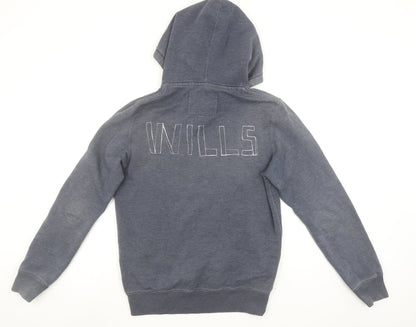 Mens UK Size S Jack Wills Blue Pullover Hoodie