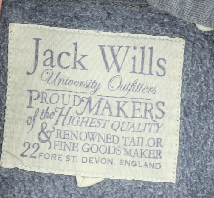Mens UK Size S Jack Wills Blue Pullover Hoodie