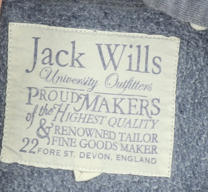 Mens UK Size S Jack Wills Blue Pullover Hoodie