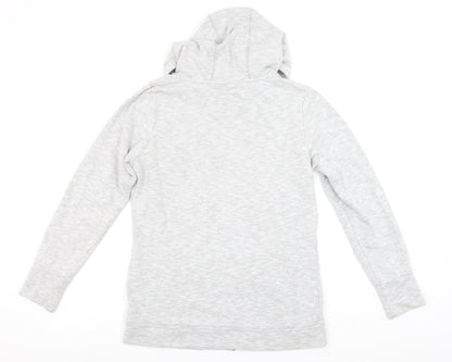 Regatta Women Grey Full Zip Hoodie UK 12 Lined Outdoor Sweatshirt