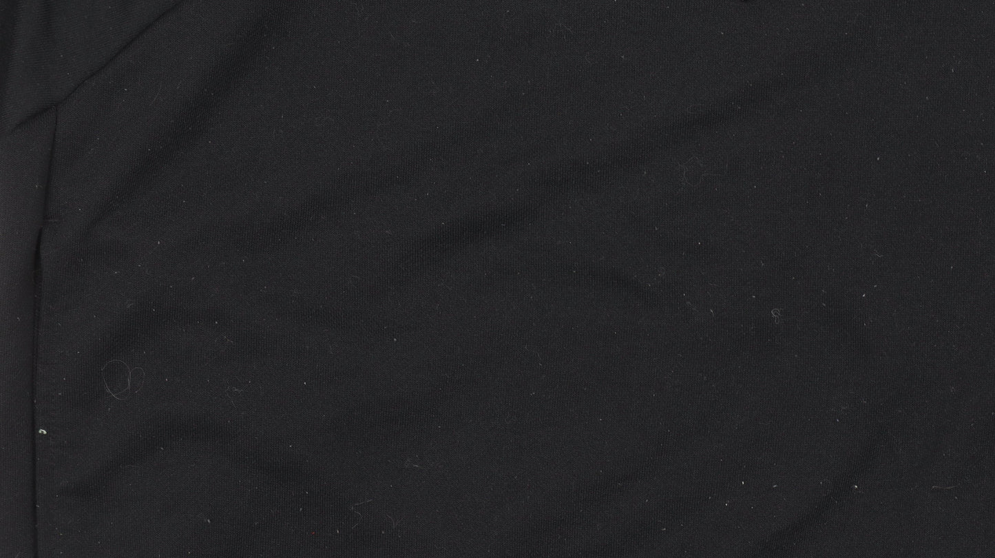 Nike Women’s Black Dri-FIT Pullover Hoodie Medium Logo Just Do It