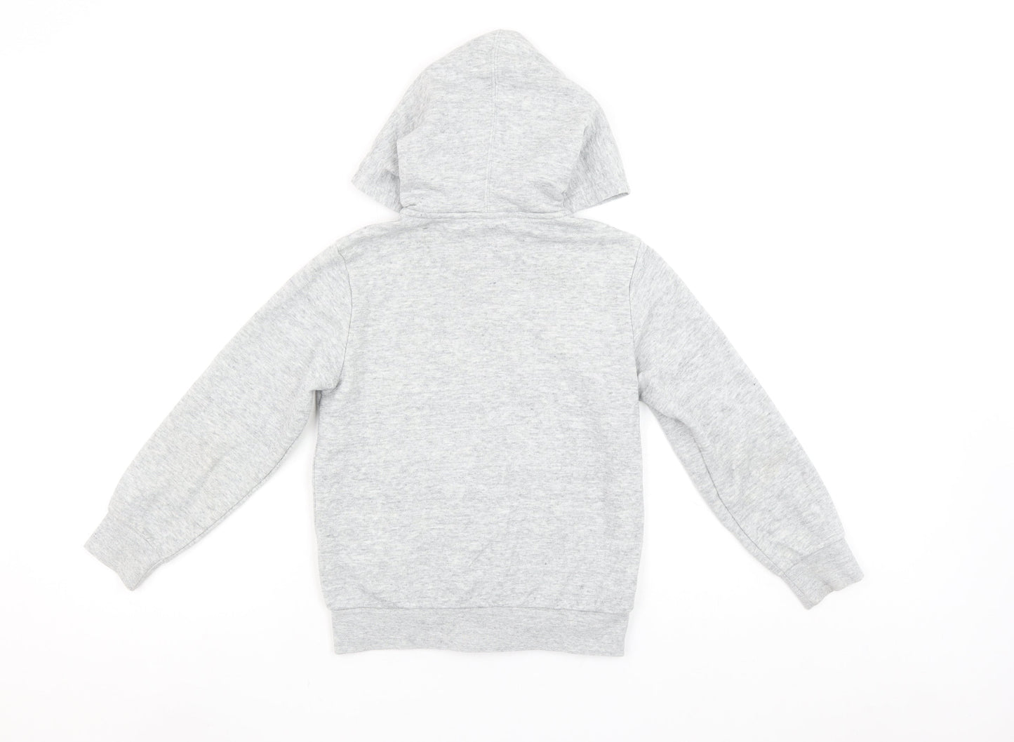 Champion Girls Grey Full Zip Hoodie Size 7-8 Years Sports Style