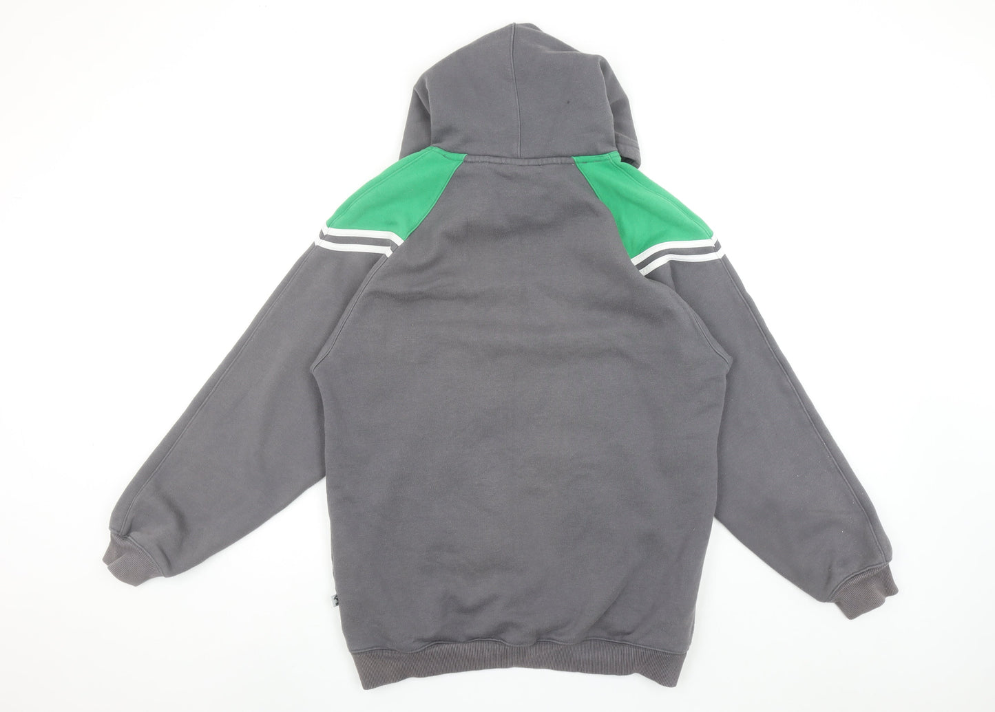 Samurai Sportswear Men's Grey Pullover Hoodie Size M Rugby Embroidered Logo