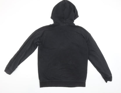 Adidas Men's Black Pullover Hoodie Size S Cotton Blend Sportswear