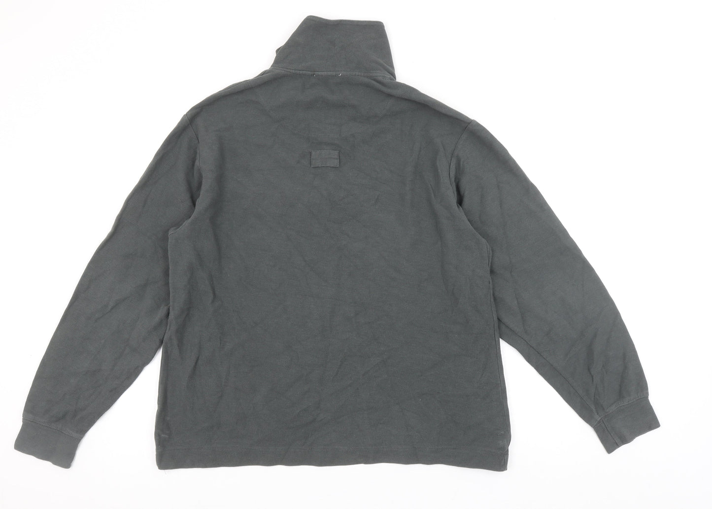 Zara Women’s Grey 1/2 Zip Pullover Sweatshirt Size S