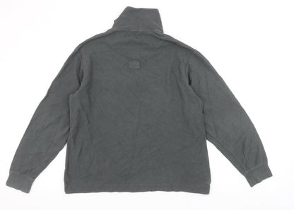 Zara Women’s Grey 1/2 Zip Pullover Sweatshirt Size S