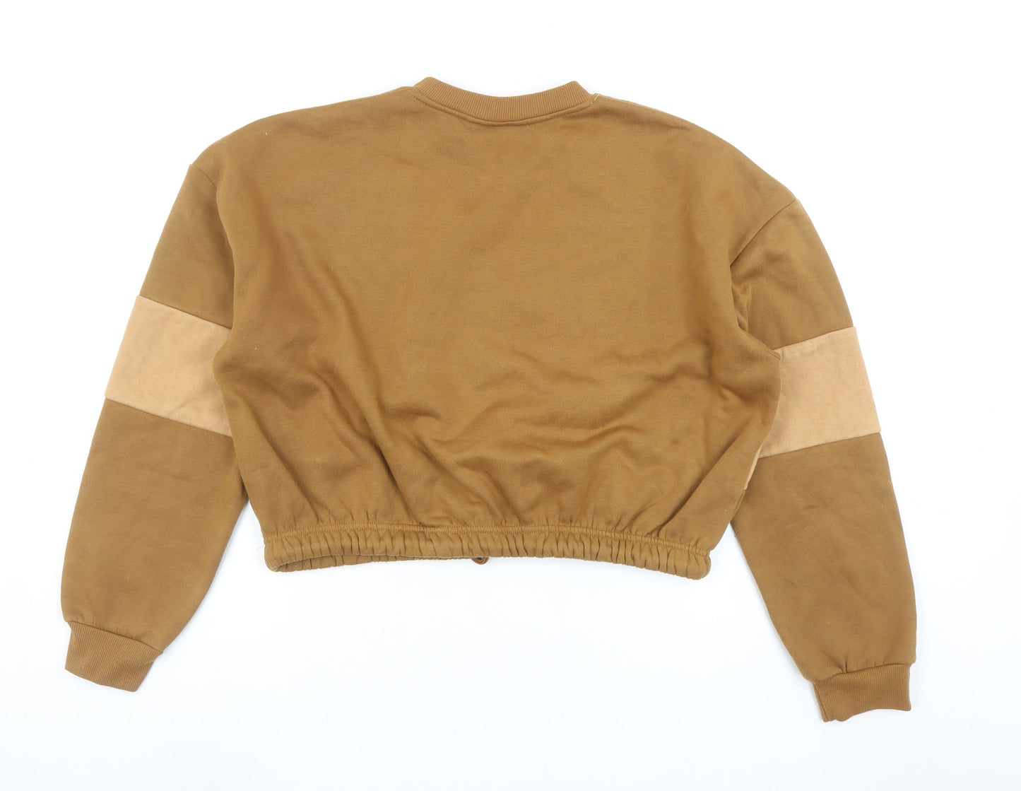 Coca-Cola Brown Colourblock Pullover Sweatshirt Women L Mr Price