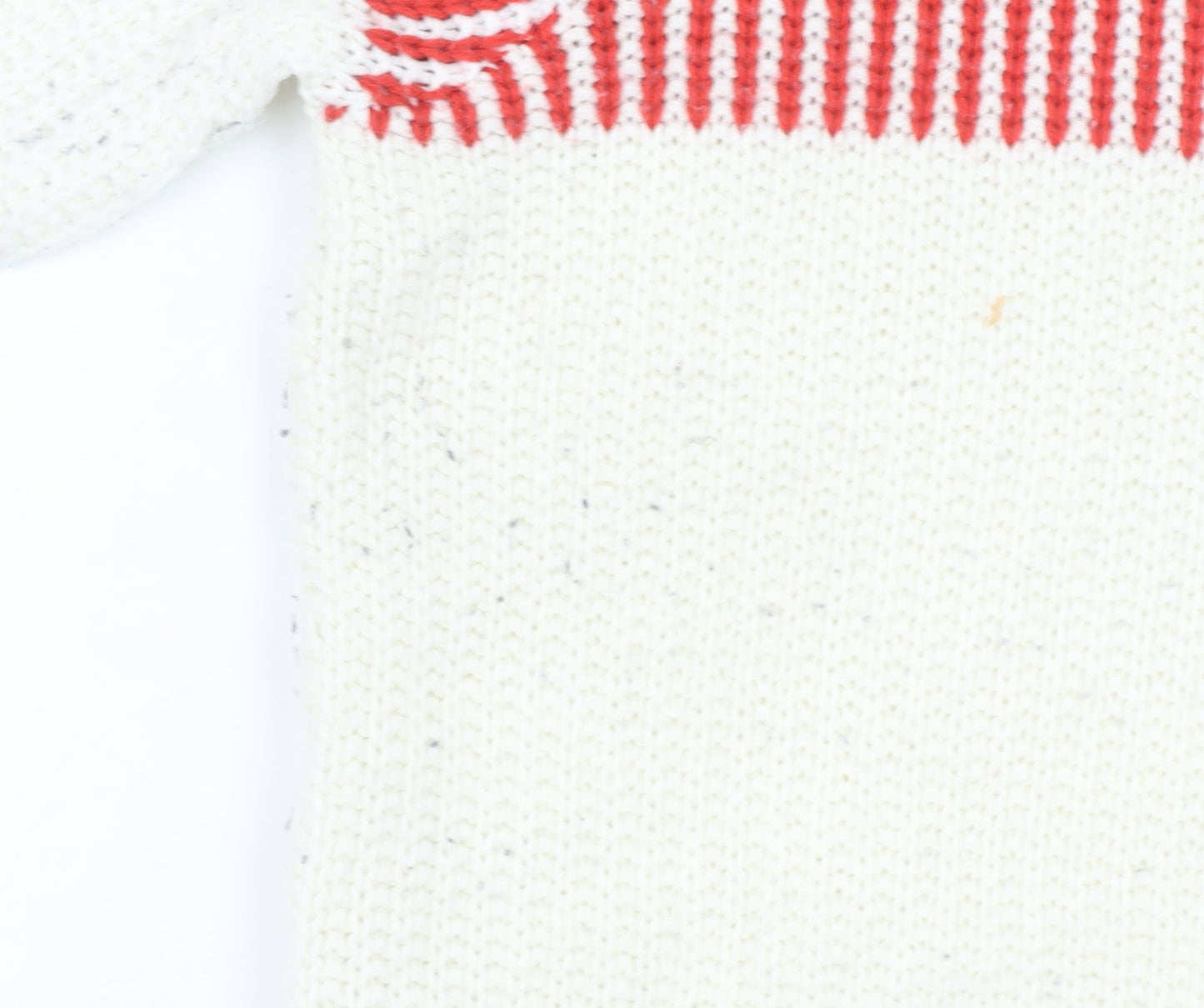 Dorothy Perkins Women’s Ivory Red Stripe Knit Jumper UK 12