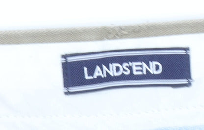 Lands' End Men's Beige Chino Trousers Size 40 Classic Fit