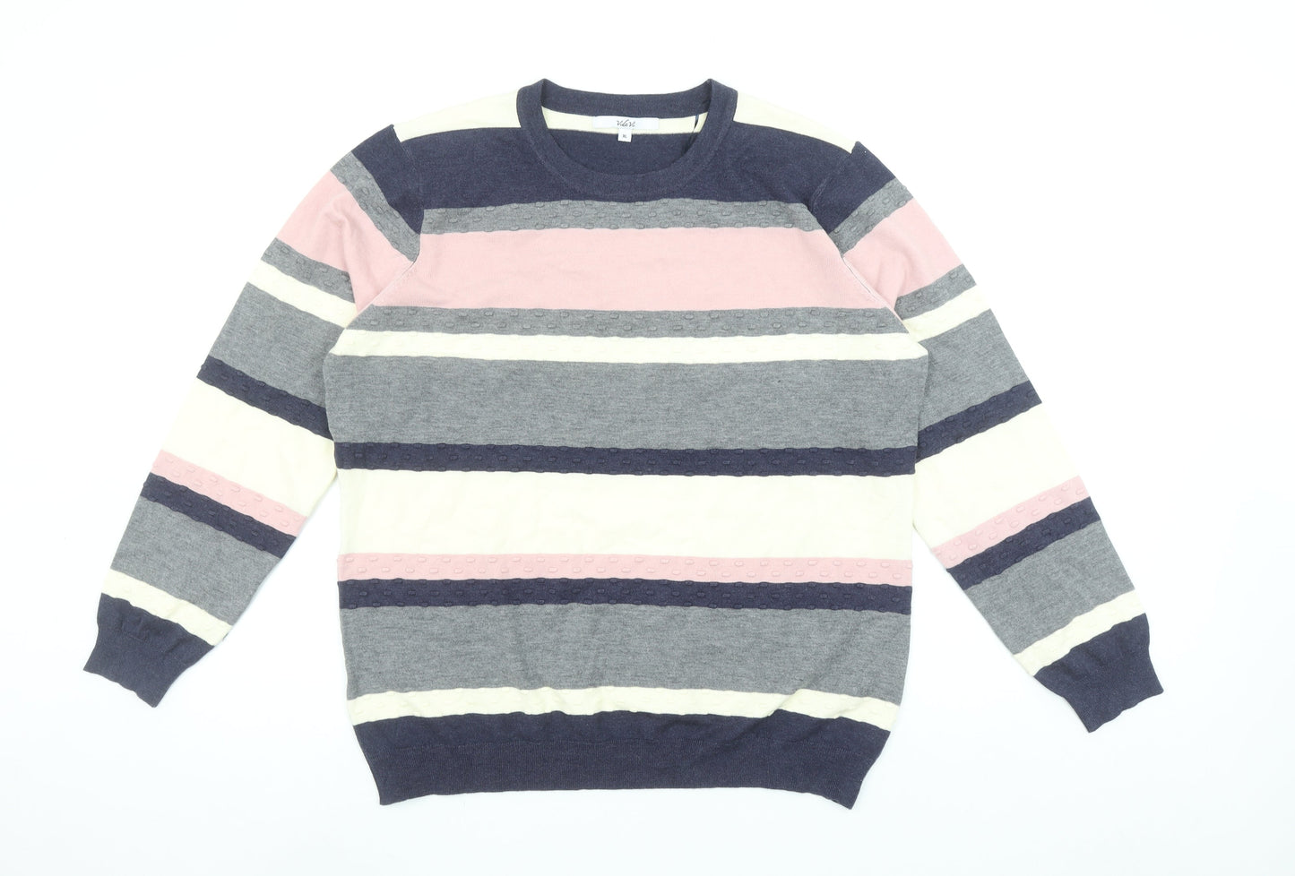 VilaVi Women’s Multicoloured Striped Pullover Jumper XL