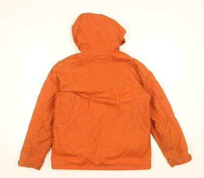 The Edge Boys Orange Hooded Puffer Jacket 11-12 Years Winter Coat