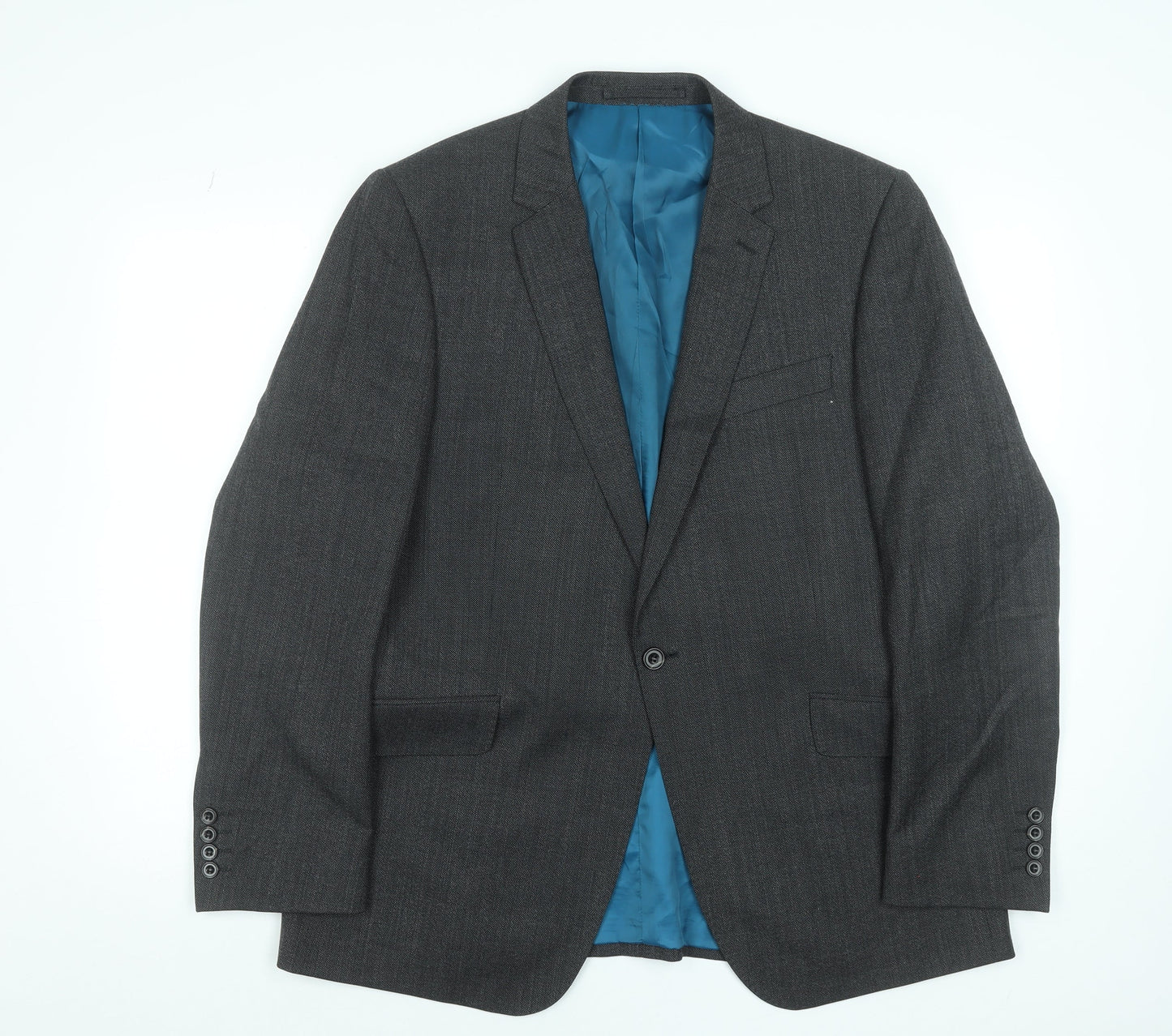 Mens UK Size 42 Marks and Spencer Regular Grey Suit Jacket