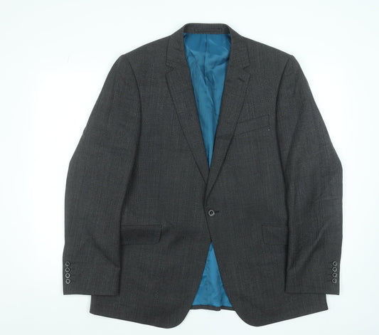 Mens UK Size 42 Marks and Spencer Regular Grey Suit Jacket