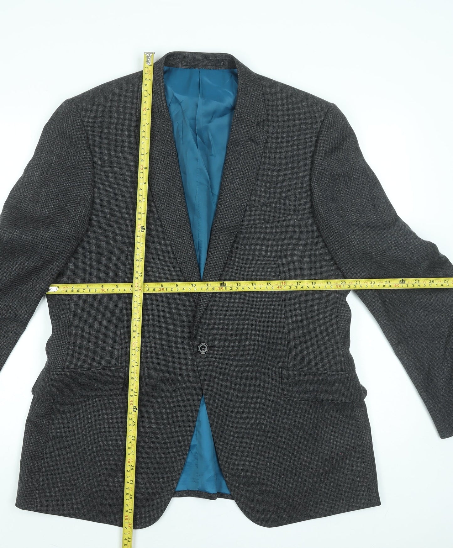 Mens UK Size 42 Marks and Spencer Regular Grey Suit Jacket