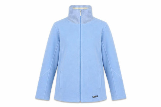 Maine New England Women's Blue Fleece Full Zip Jacket Size 14