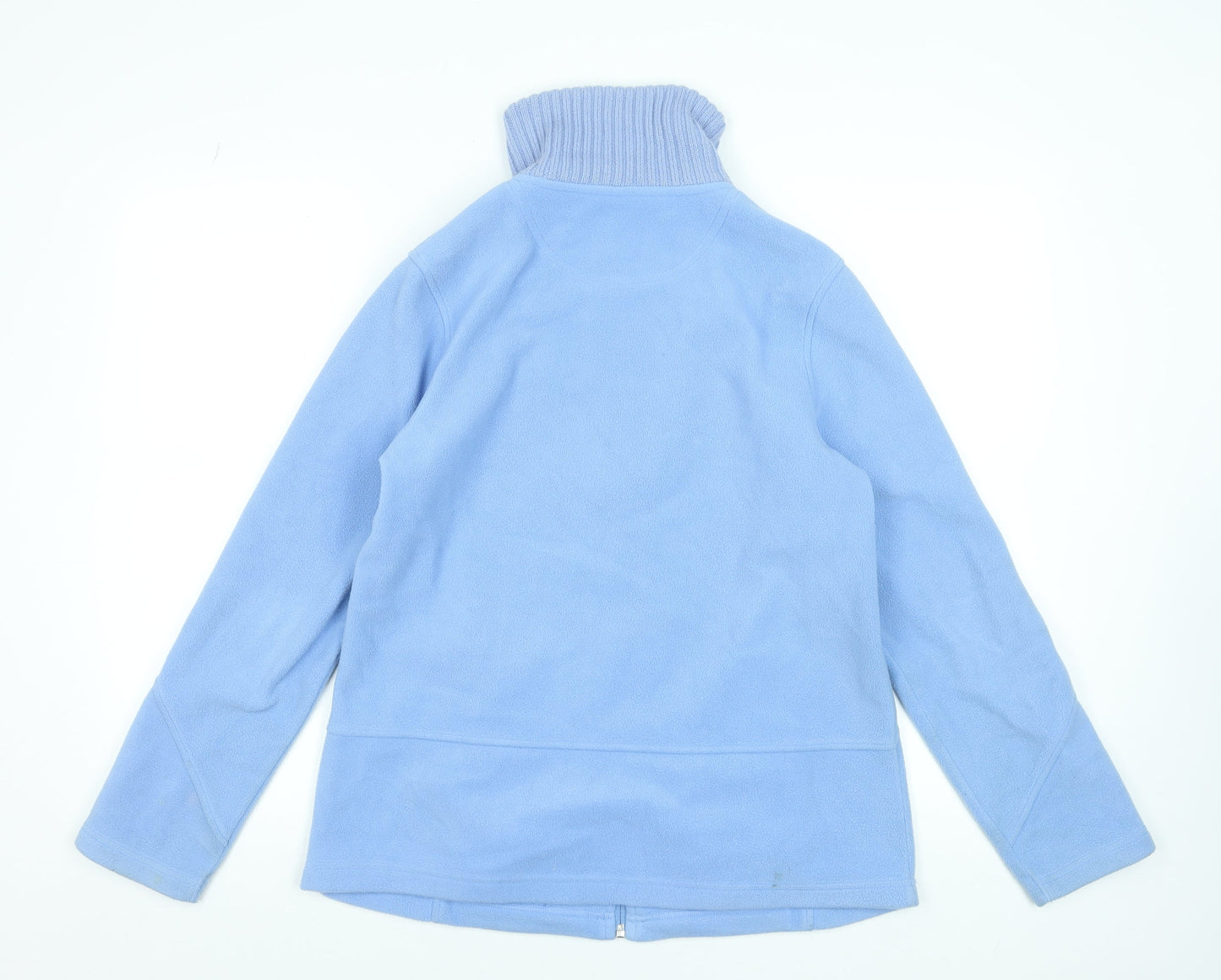 Maine New England Women's Blue Fleece Full Zip Jacket Size 14