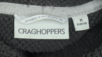 Mens UK Size M Craghoppers Black Henley Sweatshirt