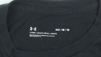 Under Armour Men's Black Graphic Logo Sports T-Shirt Size M