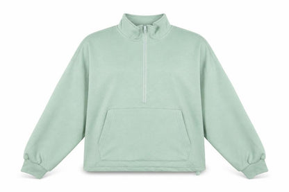 Womens UK Size M Yogalicious Green Pullover Sweatshirt