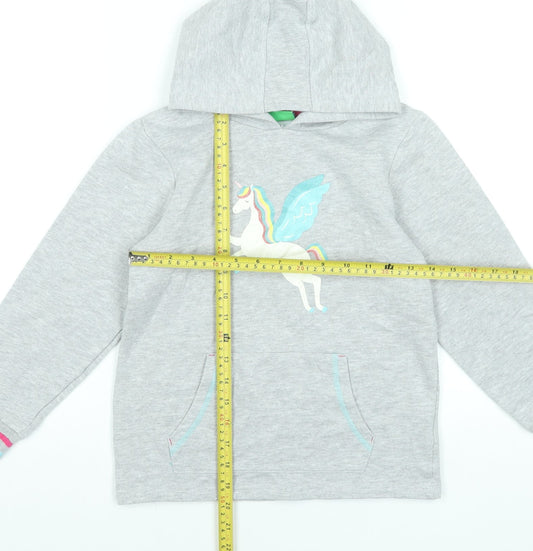 Mountain Warehouse Girls Grey Unicorn Pullover Hoodie 9-10 Years