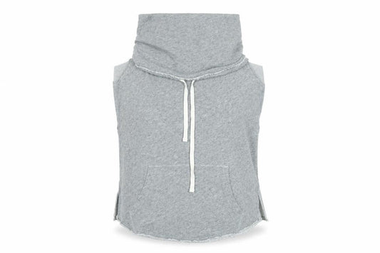 Womens UK Size M Abercrombie & Fitch Grey Vest Hoodie