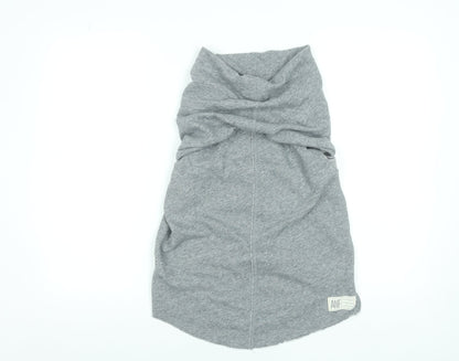 Abercrombie & Fitch Womens Grey Sleeveless Hoodie Medium Cotton Blend