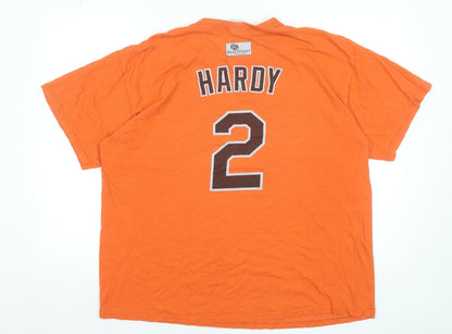Real Street Men’s Orange Baltimore Orioles XL Cotton Graphic T-Shirt