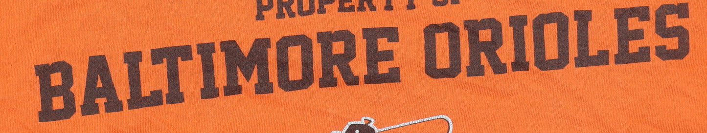 Real Street Men’s Orange Baltimore Orioles XL Cotton Graphic T-Shirt