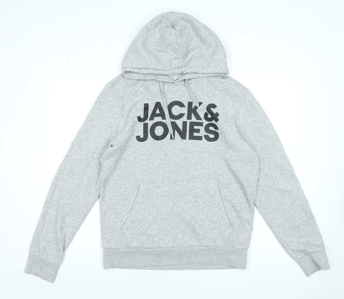 Mens UK Size S JACK & JONES Grey Pullover Hoodie
