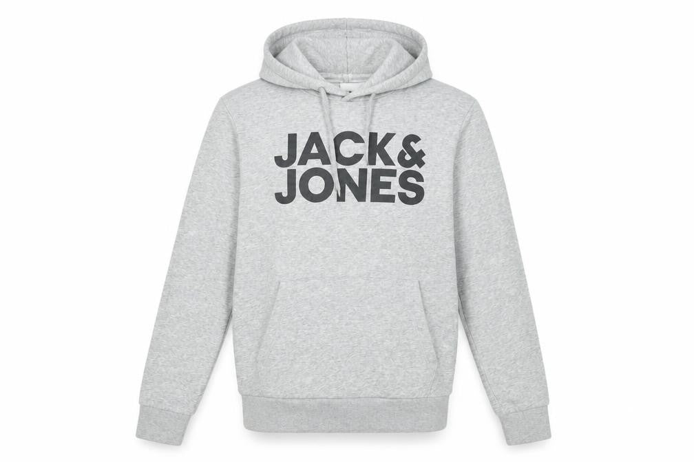 Mens UK Size S JACK & JONES Grey Pullover Hoodie
