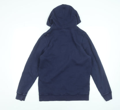 Under Armour Men's Blue Full Zip Hoodie Size S Fitted ColdGear