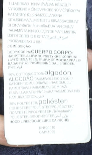 Under Armour Men's Blue Full Zip Hoodie Size S Fitted ColdGear