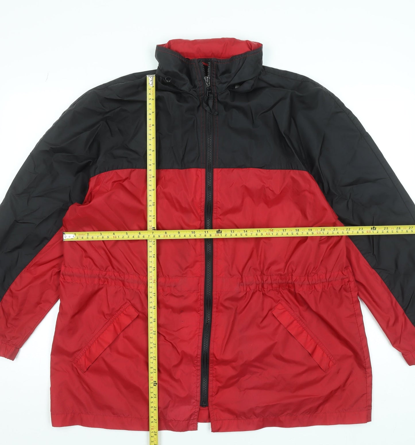 Marks and Spencer Women's Red Windbreaker Jacket Size 16