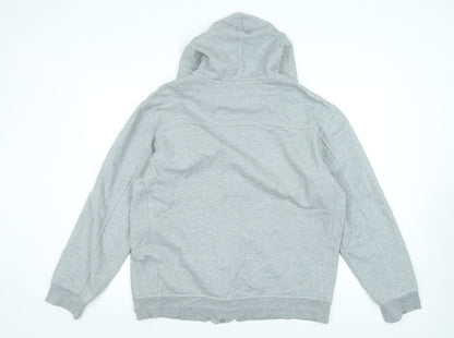 Timberland Men's Grey Full Zip Hoodie XL Regular Fit
