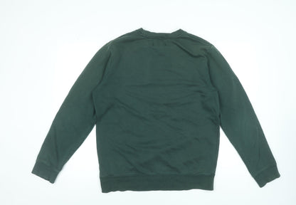 Cotton On Men’s Green New York Logo Pullover Sweatshirt L