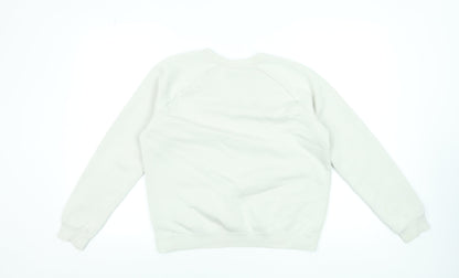 Nike Womens Beige Crew Neck Pullover Sweatshirt S