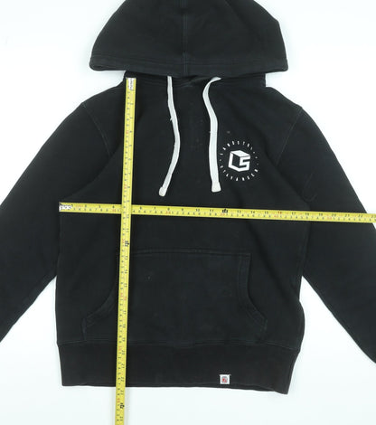 Landstreff Stavanger Men's Black Pullover Hoodie Size S Music Festival Graphic