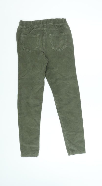 Boden Girls Green Corduroy Jegging Trousers 10 Years Elastic Waist
