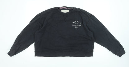 Womens UK Size 12 Jack Wills Black Pullover Sweatshirt
