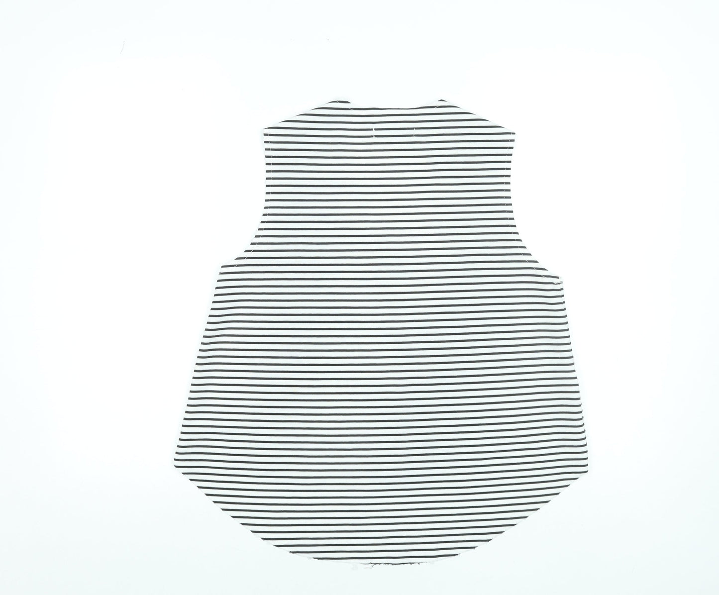 Mango Women Black White Striped Sleeveless Tank Top Size 8