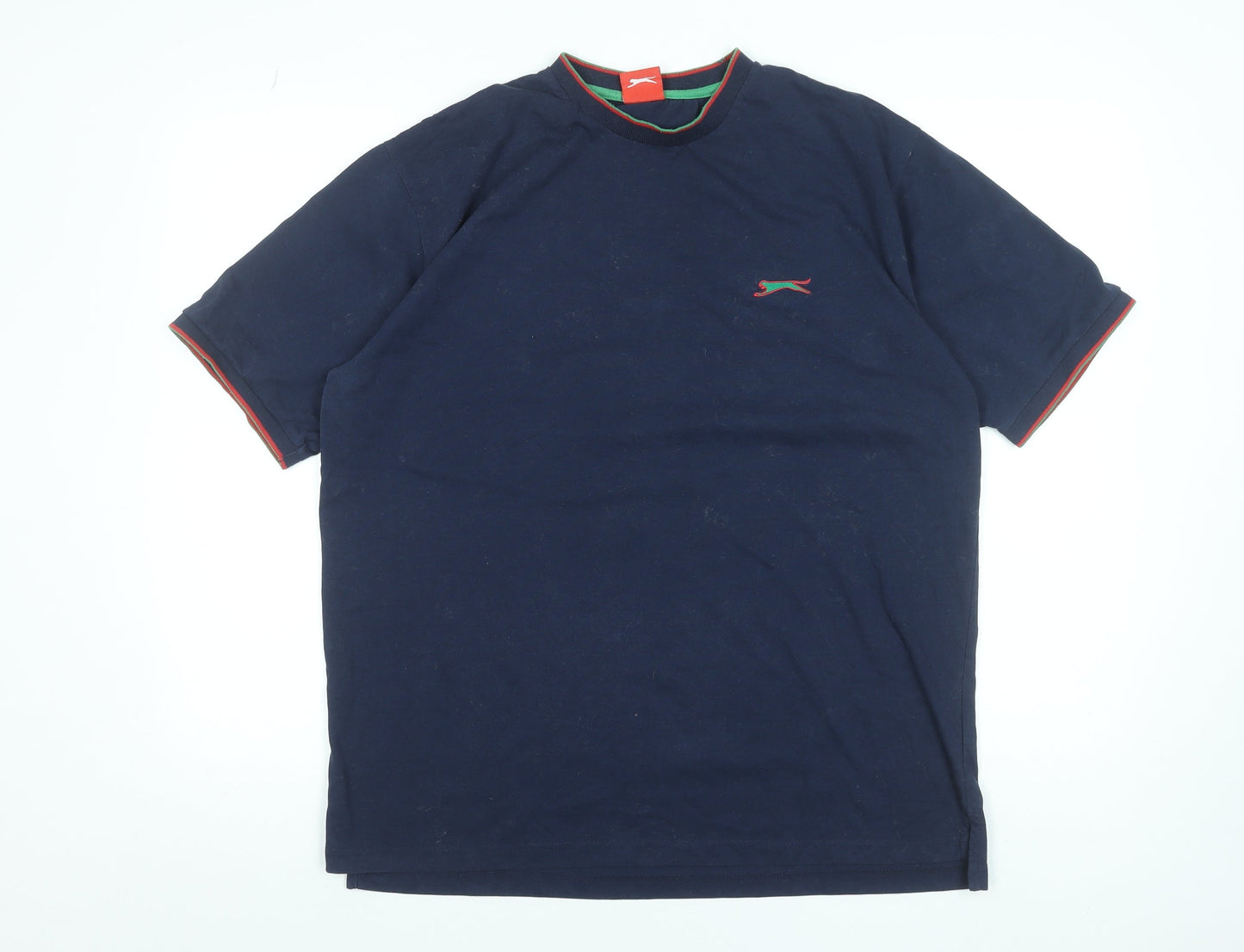 Slazenger Men's Blue XL Crew Neck Short Sleeve T-Shirt