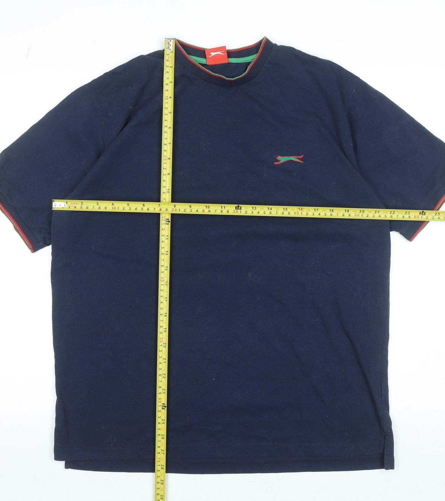 Slazenger Men's Blue XL Crew Neck Short Sleeve T-Shirt